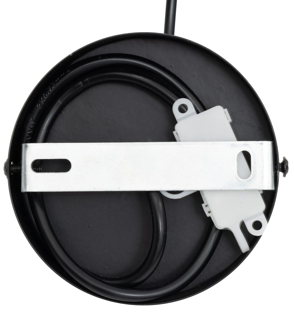 Lampa wisząca GALT Ø 34 cm z drucianym kloszem