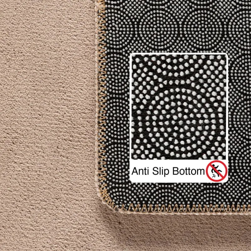 Dywan pluszowy Sky beżowy antypoślizgowy do prania 200 cm x 290 cm