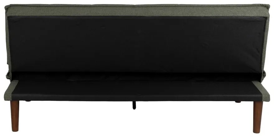 Zielona rozkładana sofa z tkaniny szenilowej 181 cm – Ixia