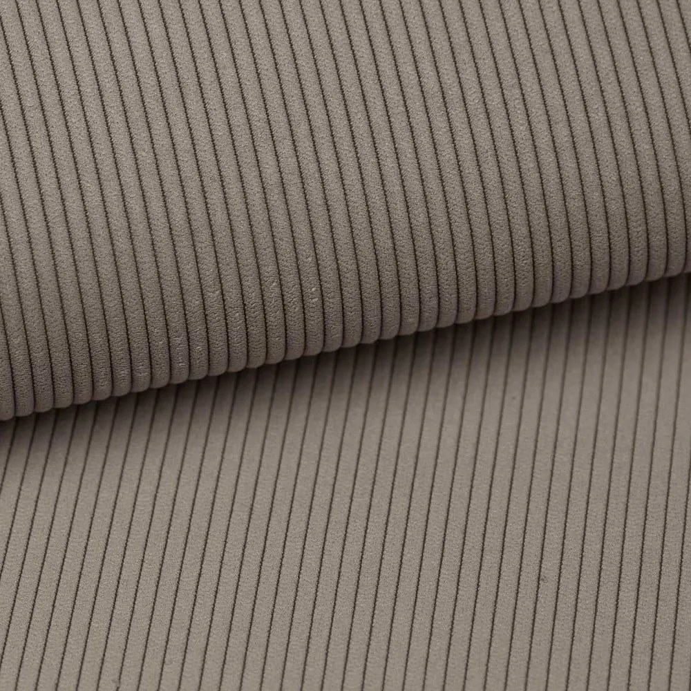 Szarobrązowe tapicerowane łóżko dwuosobowe ze stelażem 160x200 cm Noira Slim – Bonami Selection