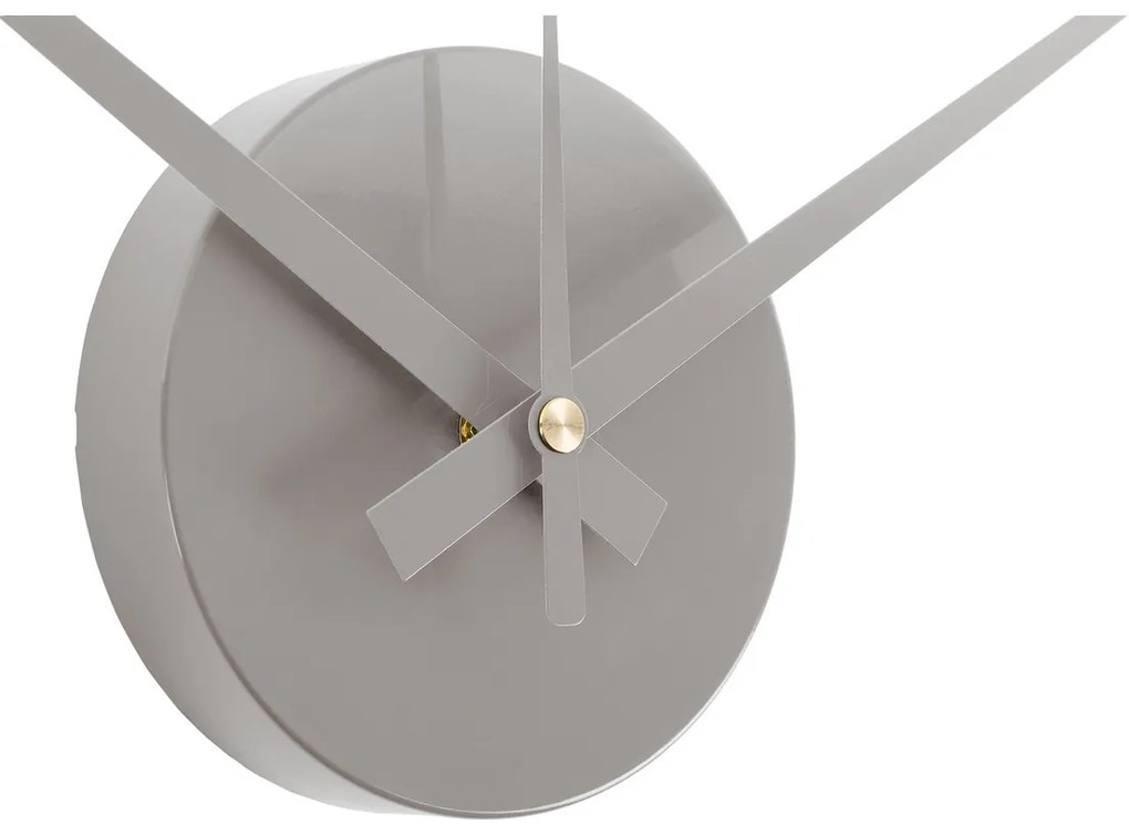 Karlsson 6001WG design zegar samoprzylepny szary, średnica 40 cm