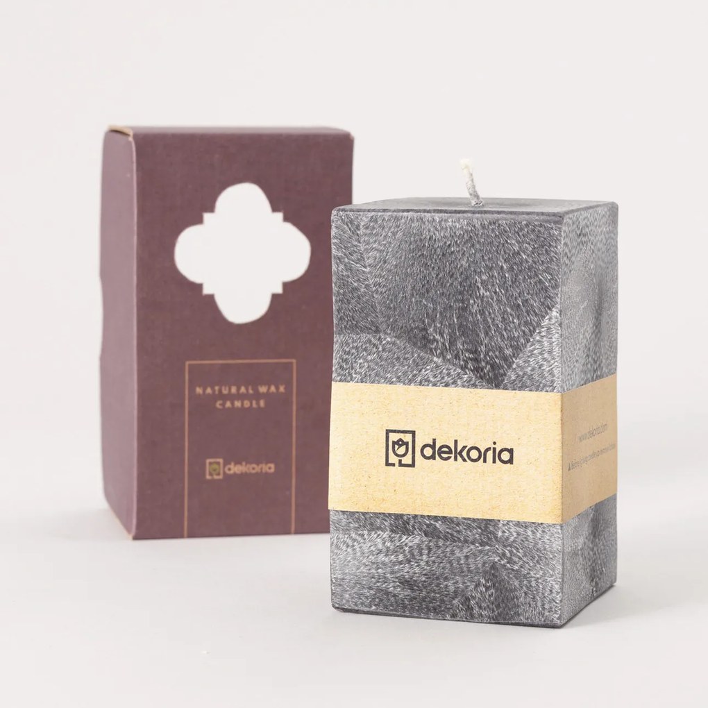 Świeca zapachowa palmowa kostka Black