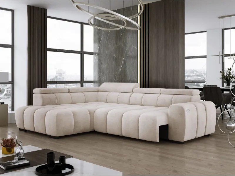 Narożnik BULL L Lewostronny z Elektryczną Regulacją SALVADOR 01 WERSAL