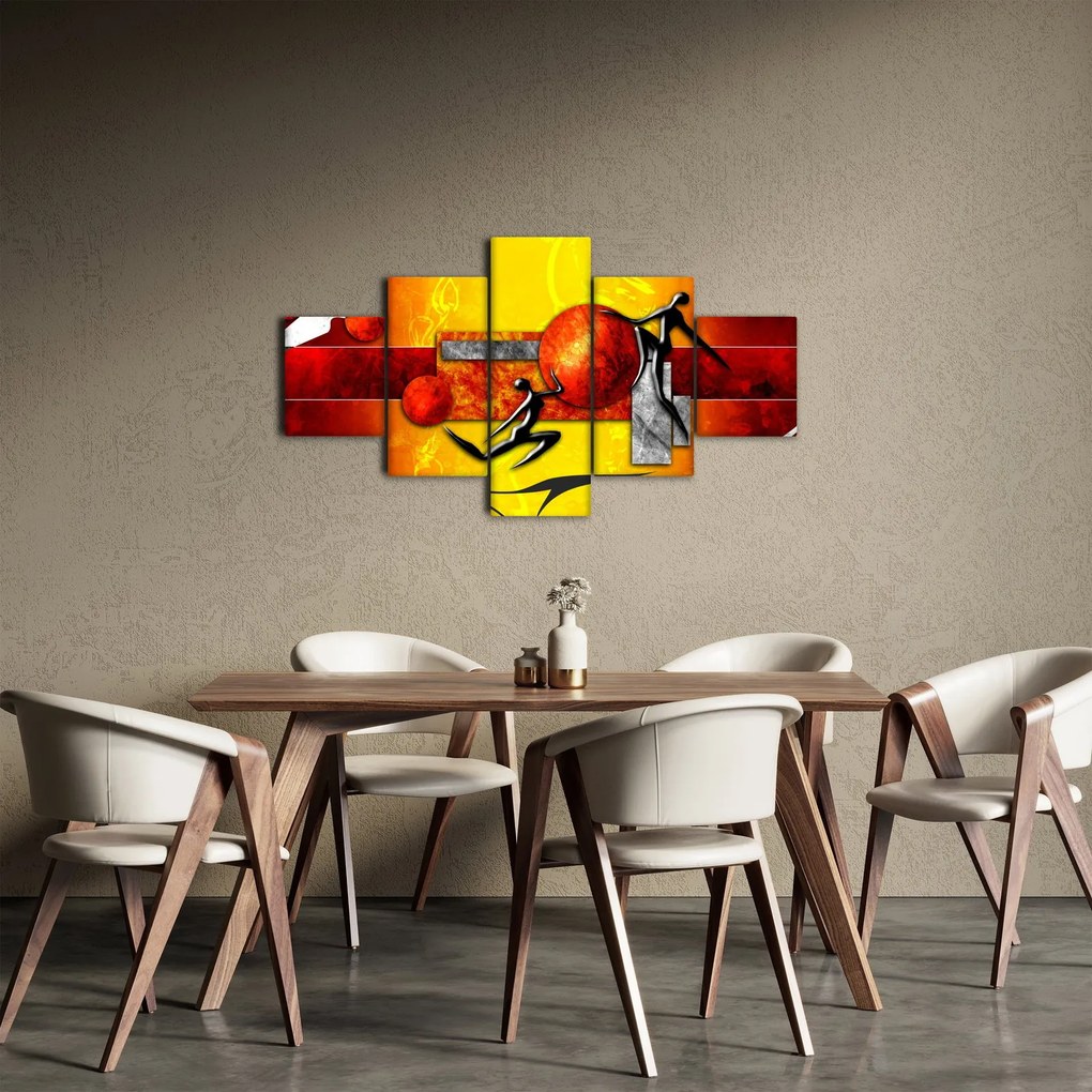 Obraz - Malarstwo ludzkości (125x70 cm)