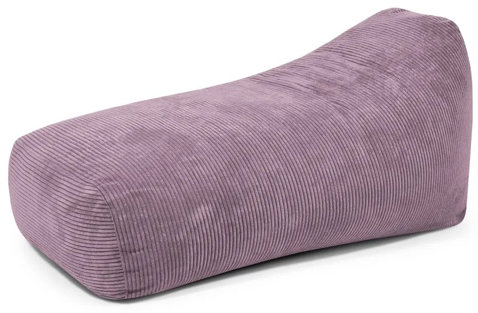 Fioletowy sztruksowy worek do siedzenia Snug Long 140 – SLOWDOWN