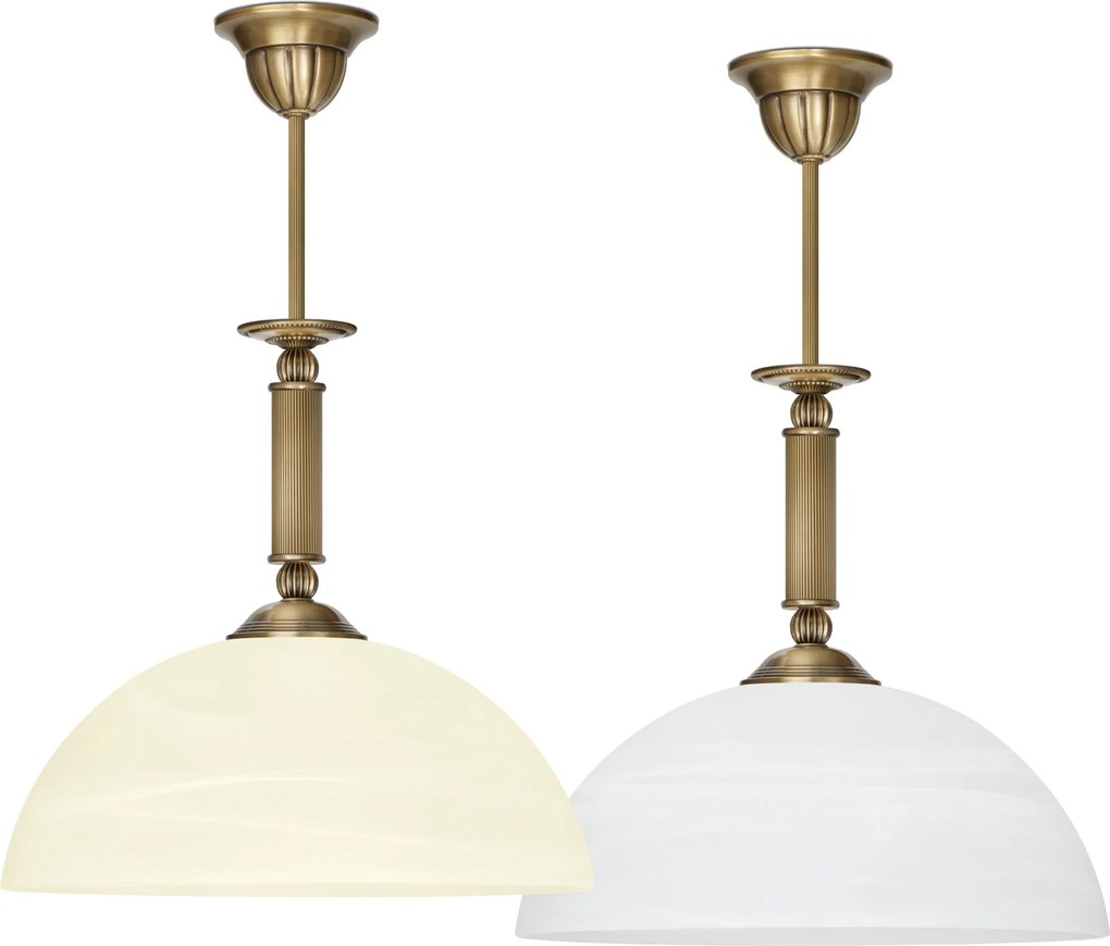 Lampa mosiężna z 1 kloszem H-S1