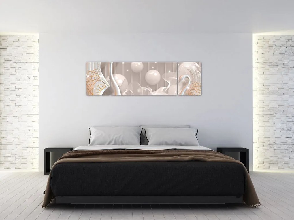 Obraz - Przeklęte łabędzie (170x50 cm)