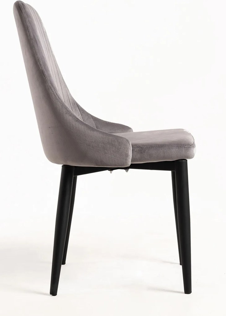 Zestaw 4 Krzese Kan Aksamitne