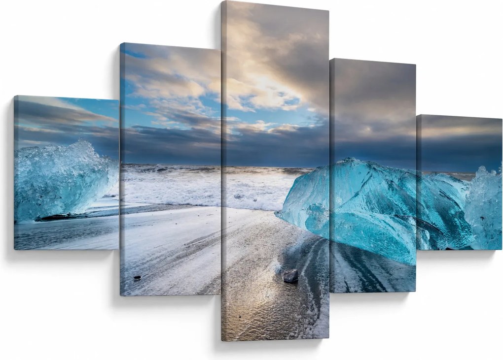 Obraz - Diamond Beach (125x70 cm)
