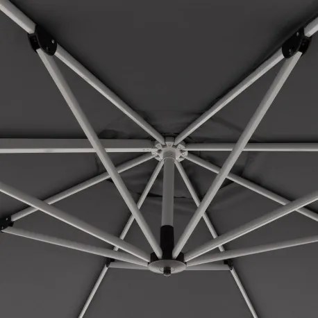 ACTIVE 370 cm - wahadłowy parasol ogrodowy z drążkiem bocznym : Substancja Desen - 840