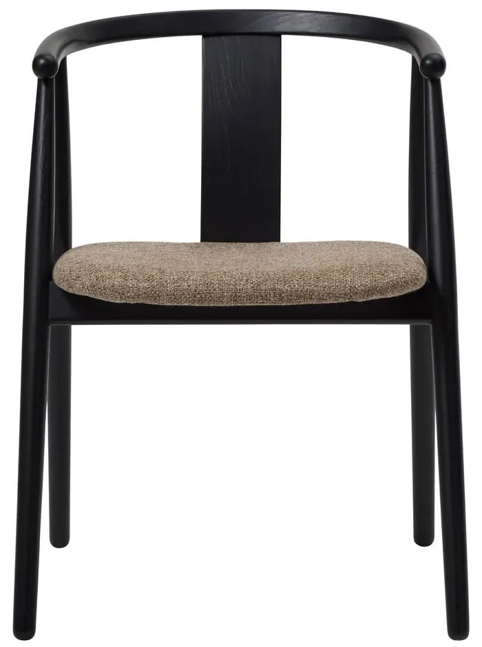 Czarno-beżowe krzesło Relate – Unique Furniture