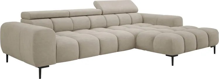 Narożnik PLAZA MINI Prawostronny w tkaninie CLOUD 03 WERSAL