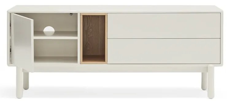 Kremowa szafka pod TV 140x56x40 cm Corvo – Teulat