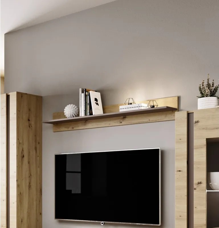 RACO Półka Wisząca Dąb Artisan – Ścienna