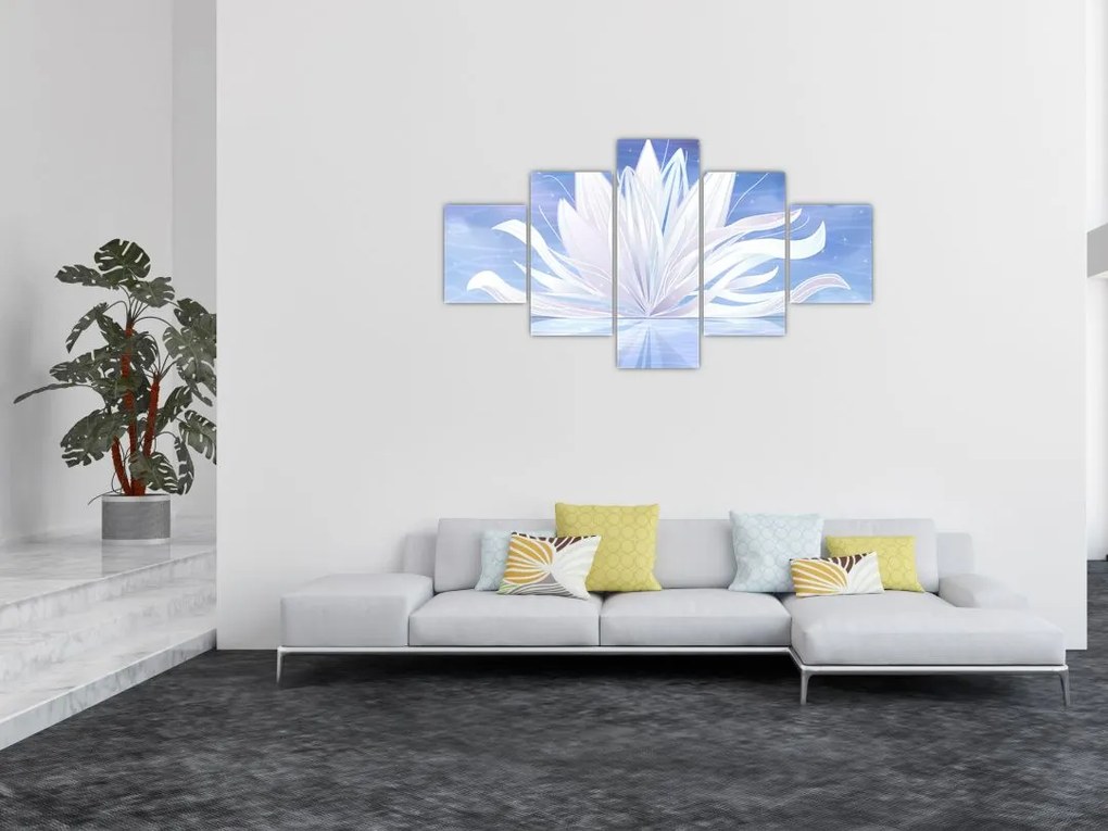 Obraz - Kwiat lotosu (125x70 cm)