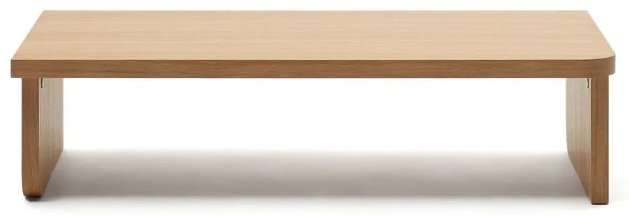 Stolik w dekorze dębu w naturalnym kolorze 75x140 cm Oaq – Kave Home