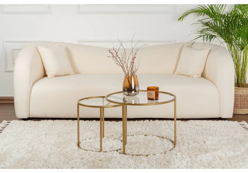 Zestaw stolików konferencyjnych Aurum Gold 60 cm, 2 szt.