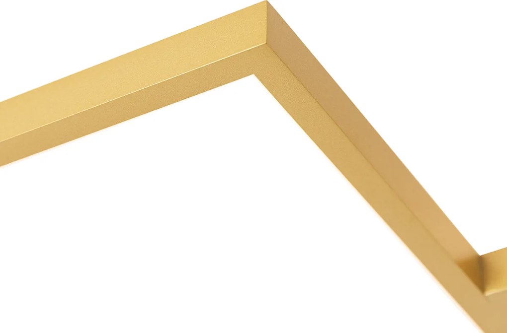 Plafon złoty z LED 3-stopniowy ściemniacz 5-świateł - Lejo