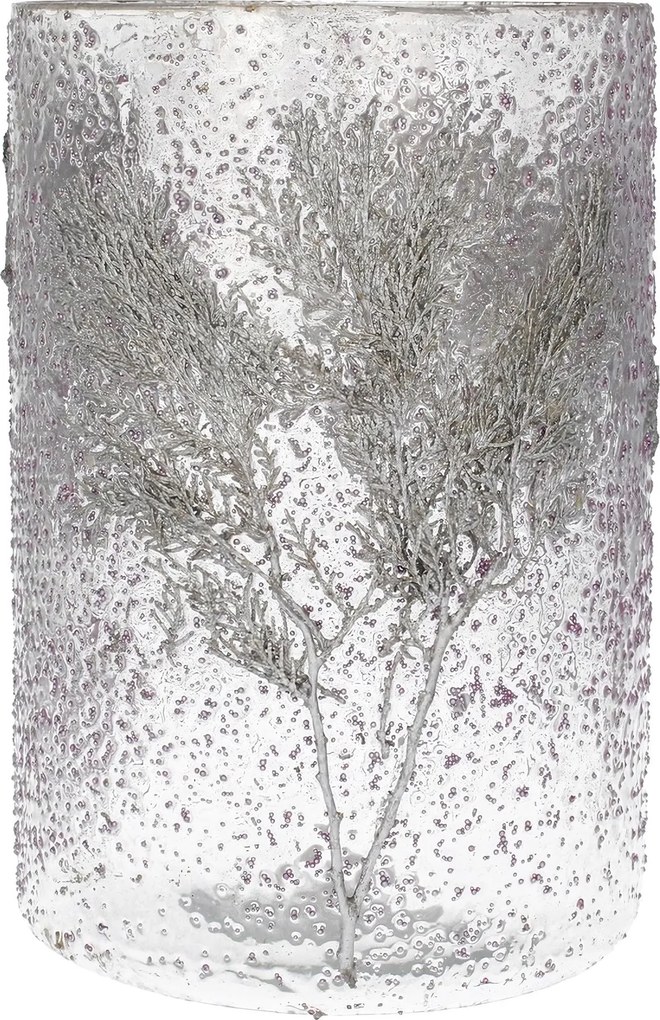 Świecznik Twig II ⌀20cm silver