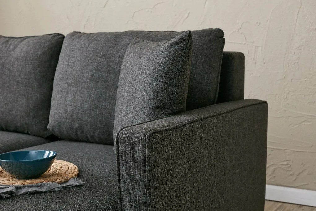 Sofa narożna Eva Left Anthracite