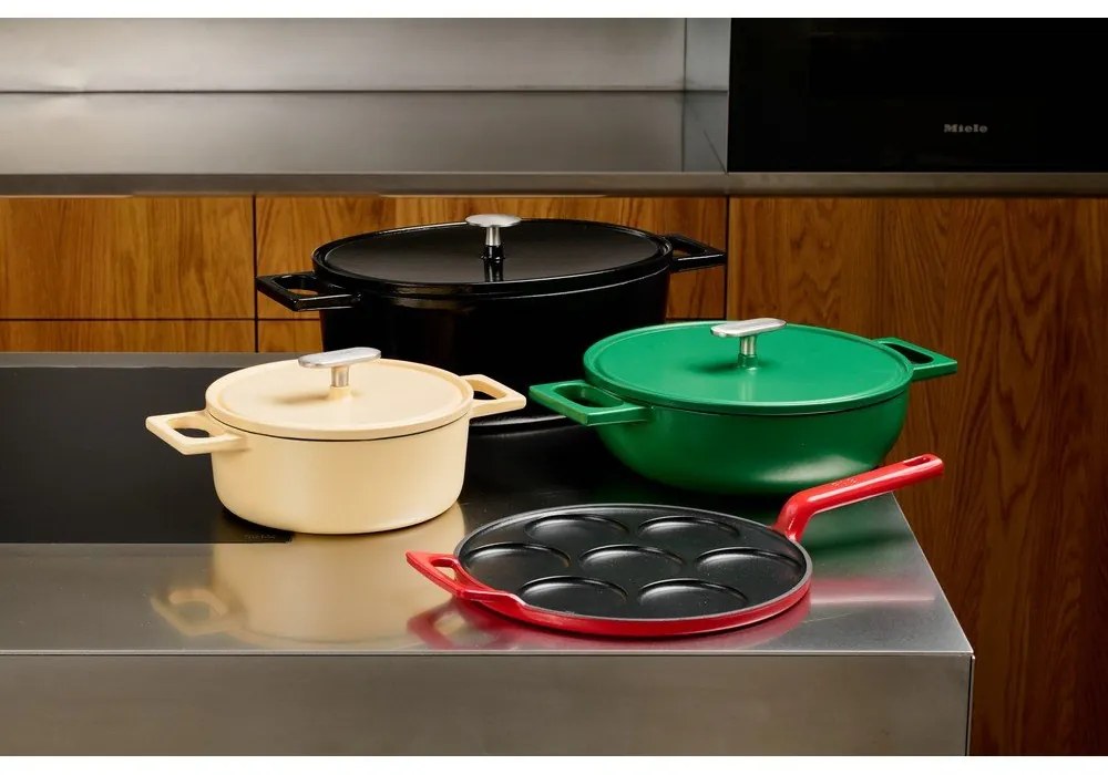 Patelnia z pokrywką żeliwna ø 26 cm tegame Mattia 3.0 – FABINI