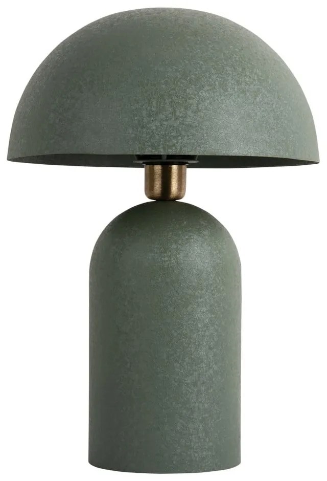 Zielona lampa stołowa z metalowym kloszem (wysokość 43 cm) Boaz – Leitmotiv