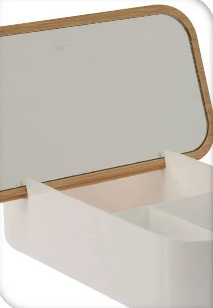 Organizer na kosmetyki z lusterkiem, 26 x 13 x 7 cm