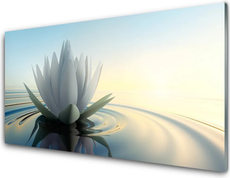 Panel Szklany Spokój Lilii Wodnej