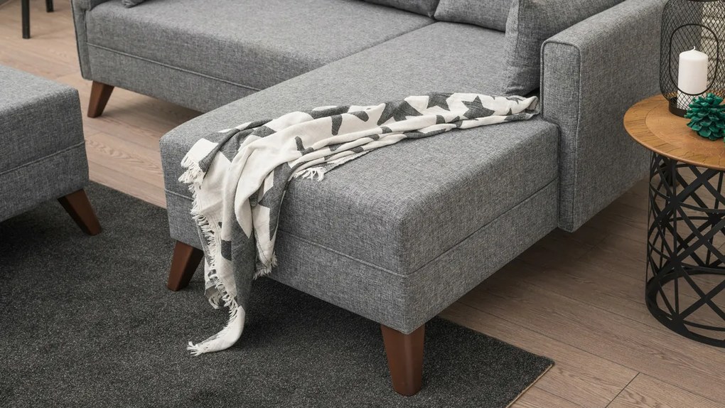 Narożna sofa rozkładana Bella Corner Right 2 Grey