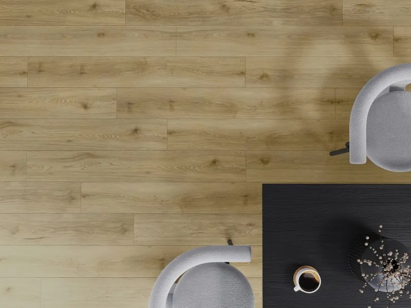 Mexen Charter Oak panele winylowe 1227 x 187 mm LVT Dryback 2,5 mm, podkład PVC, 4 V-Fuga, Dąb - F1322-1227-187-255-4V1-01