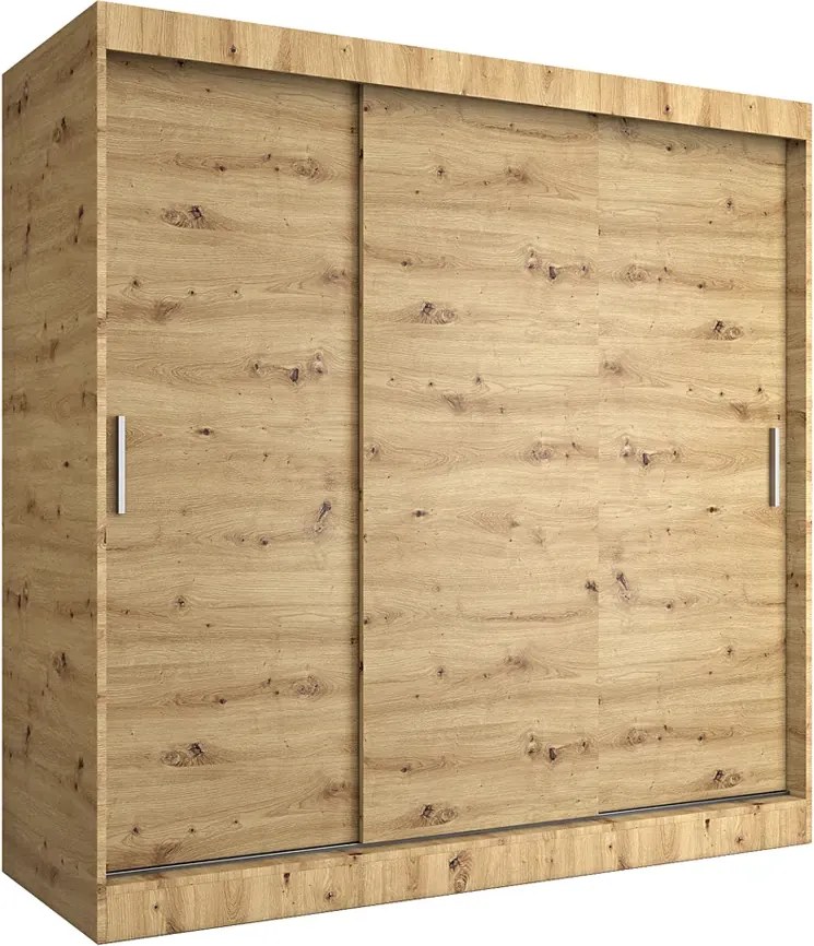 Szafa przesuwna 200 cm dąb artisan P0-L24