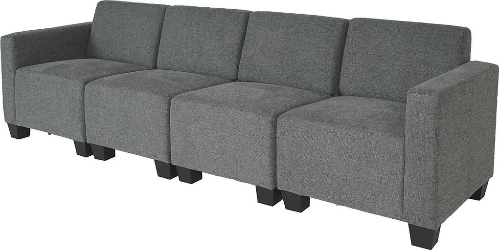 Modułowa sofa 4-osobowa Moncalieri,  szary