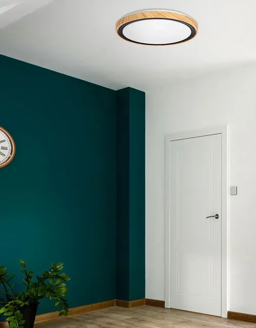 Nowoczesny plafon LED sufitowy z regulowaną barwą światła - Z075-Ukolo