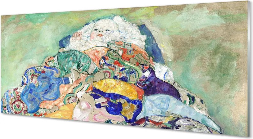 Szklany Panel Kołyska - Gustav Klimt