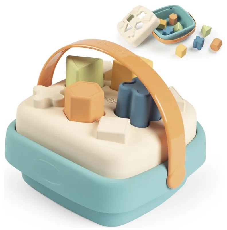 Smoby little green sorter w koszyku bioplastik