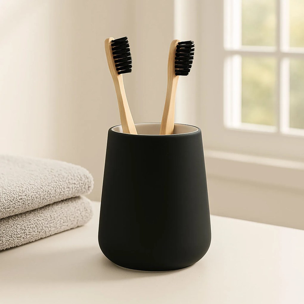Kubek na szczoteczki do zębów COCON, ceramiczny