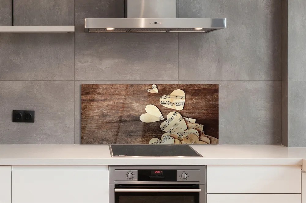 Szklany Panel Muzyka płynąca z Serca