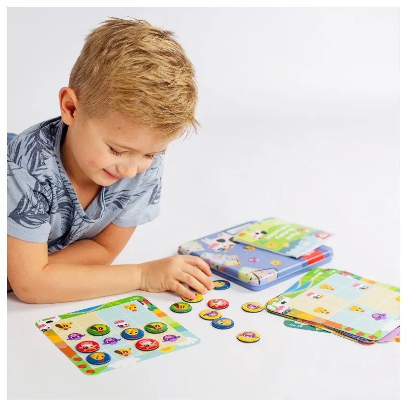 Tooky toy gra sudoku dla dzieci wersja farma