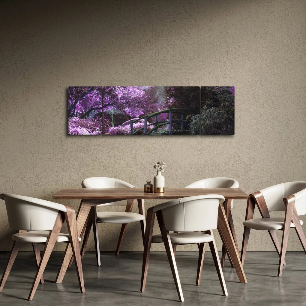 Obraz - Mistyczny ogród (170x50 cm)