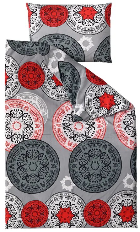 PrzytulneMieszkanie.pl PrzytulneMieszkanie.pl Pościel z mikrofibry ORIENT COLOR, szare Rozmiar pościeli: 70 x 90 cm | 140 x 200 cm