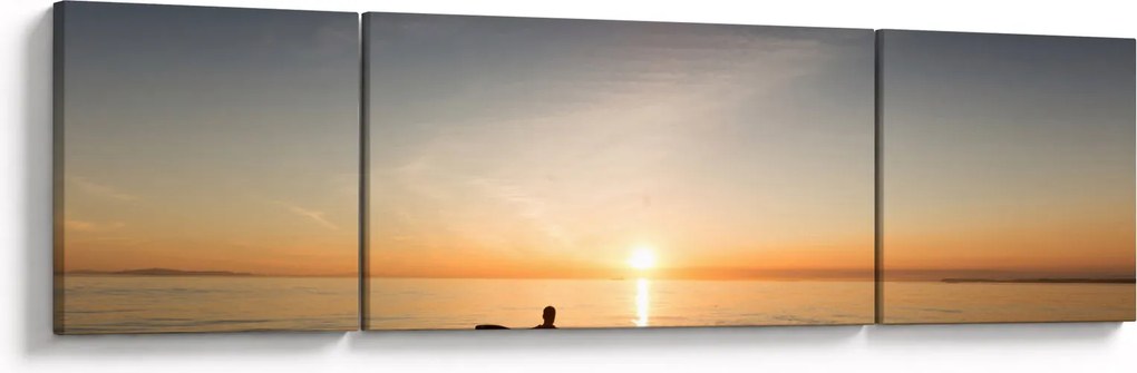 Obraz - kajak na morzu (170x50 cm)