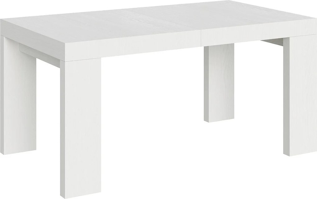 Stół rozkładany 160/264x90 cm Roxell frassino biała