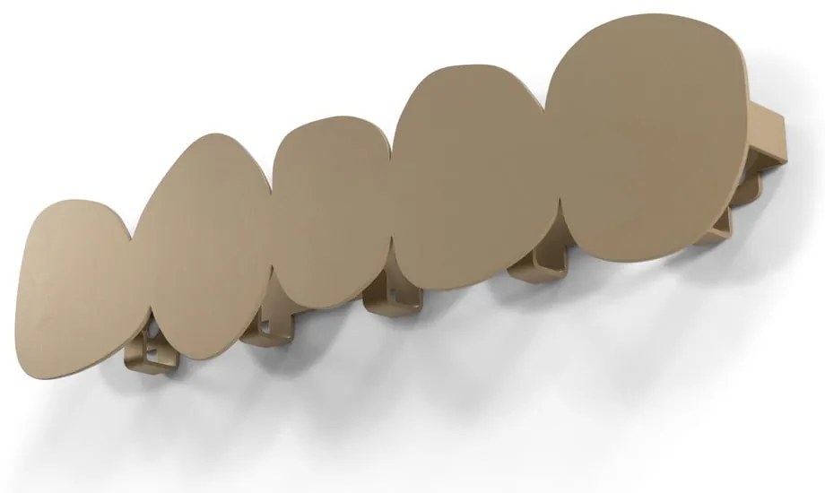 Beżowy metalowy wieszak ścienny 58 cm Tumulo – Spinder Design