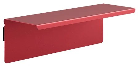 Półka wisząca metalowa czerwona, 400 mm: JOANNE Modern