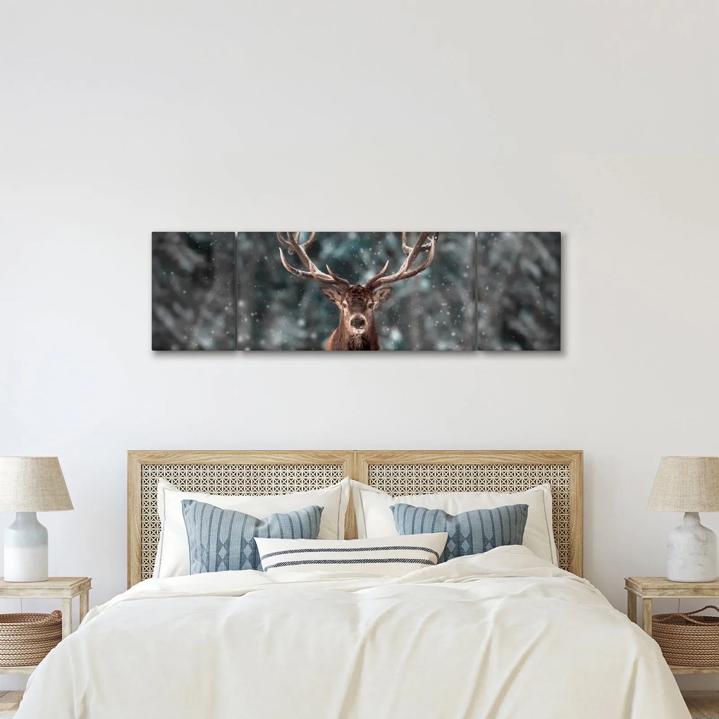 Obraz - Majestatyczność jelenia (170x50 cm)