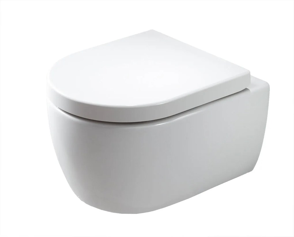 Miska WC wisząca lejowa bezkołnierzowa NT2039