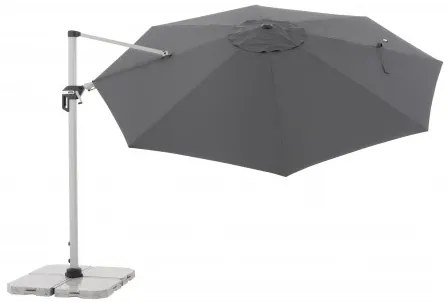 ACTIVE 370 cm - wahadłowy parasol ogrodowy z drążkiem bocznym : Substancja Desen - 840