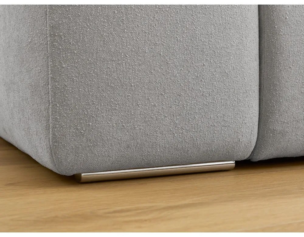 Jasnoszara sofa 255 cm Zephyr – Bobochic Paris