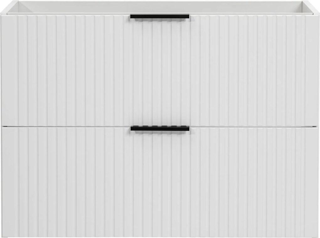 Szafka wisząca podumywalkowa biała 80 x 46 cm ASTROS White