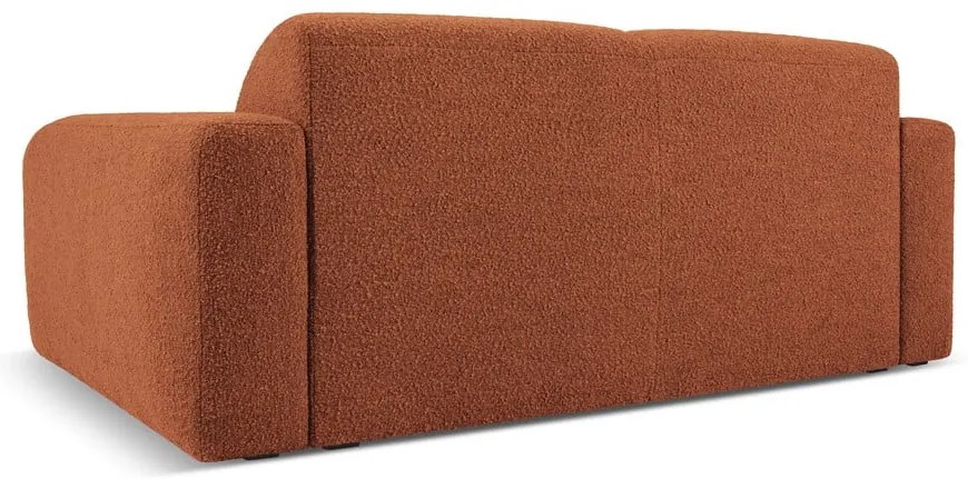 Brązowa sofa z materiału bouclé 170 cm Molino – Micadoni Home